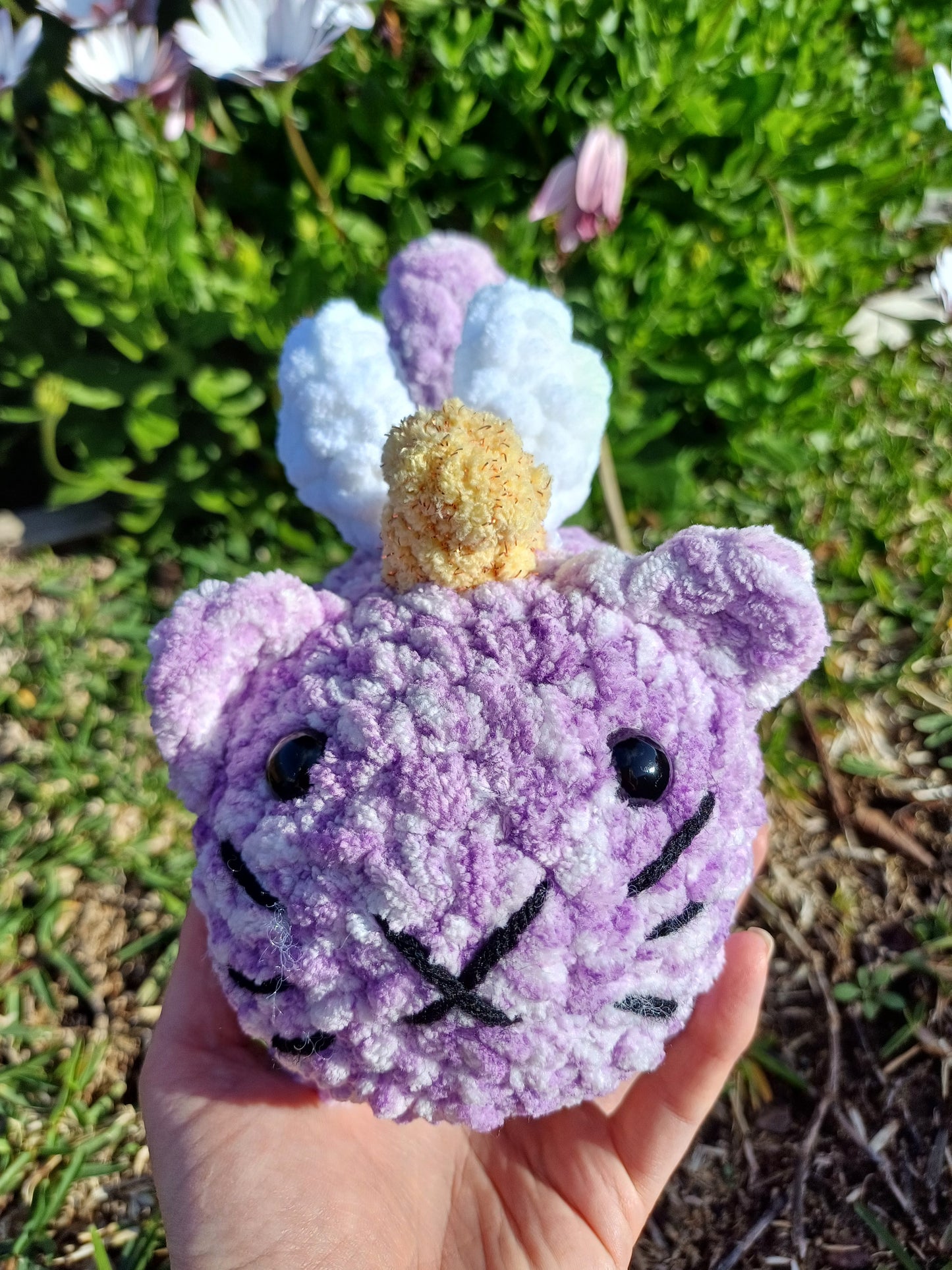 Purple Unicorn Kitty Loaf Cat with wings