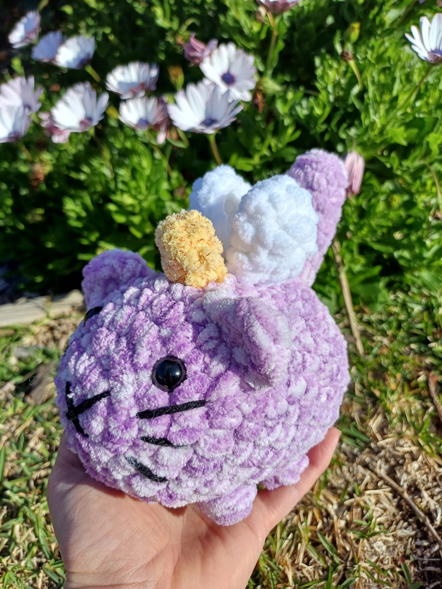 Purple Unicorn Kitty Loaf Cat with wings