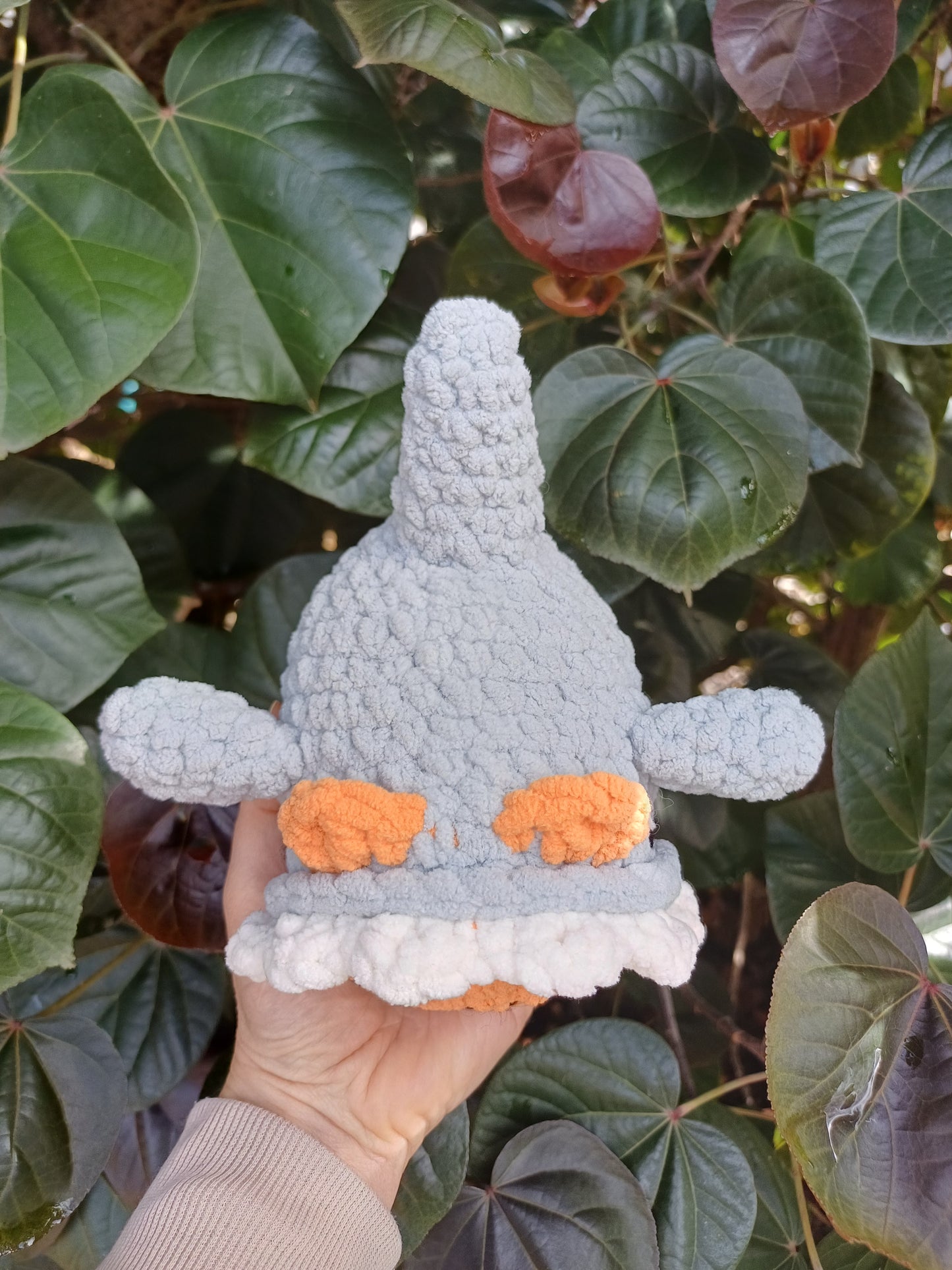 Bruce the Shark Kitty Crochet Plush Toy/ Grey Shark Cat Crochet Plush Toy