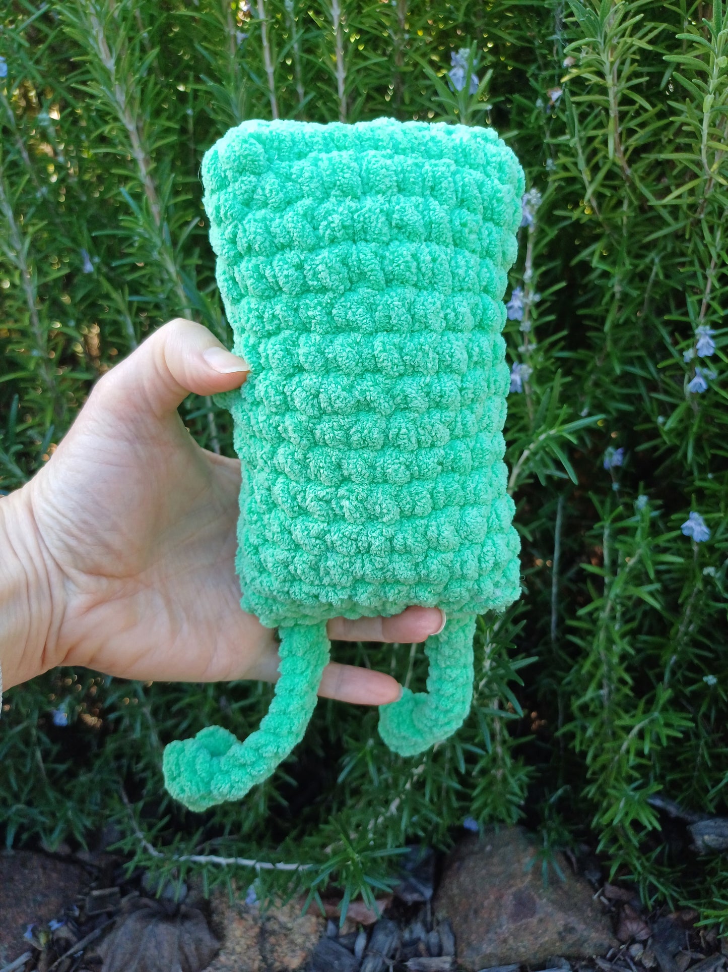 Bright Green Leggy Frog Pillow Pal