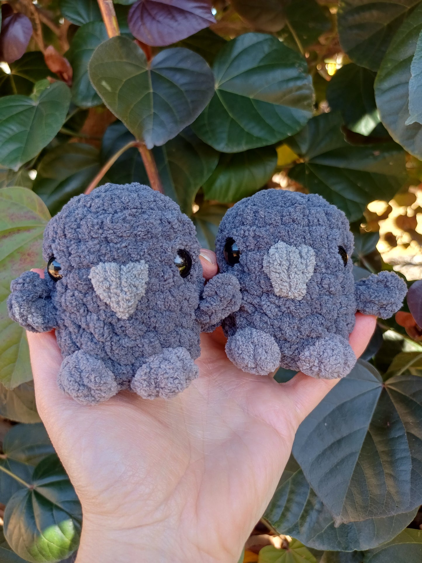 Little Crow, Little Black Bird Crochet Plush Toy