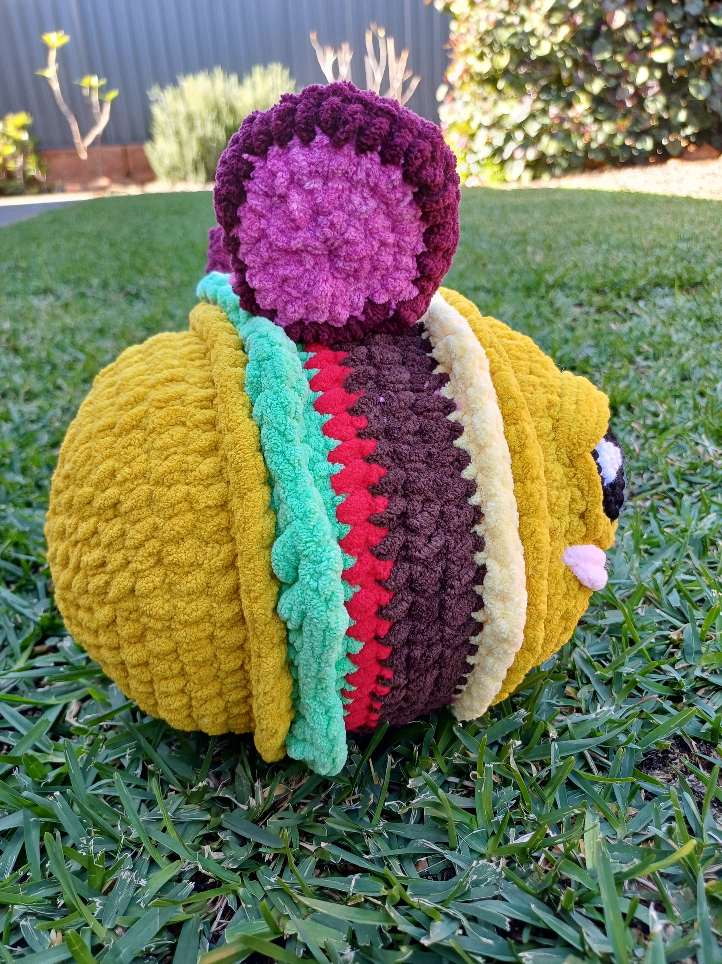 Burger - Bee Crochet Plushie