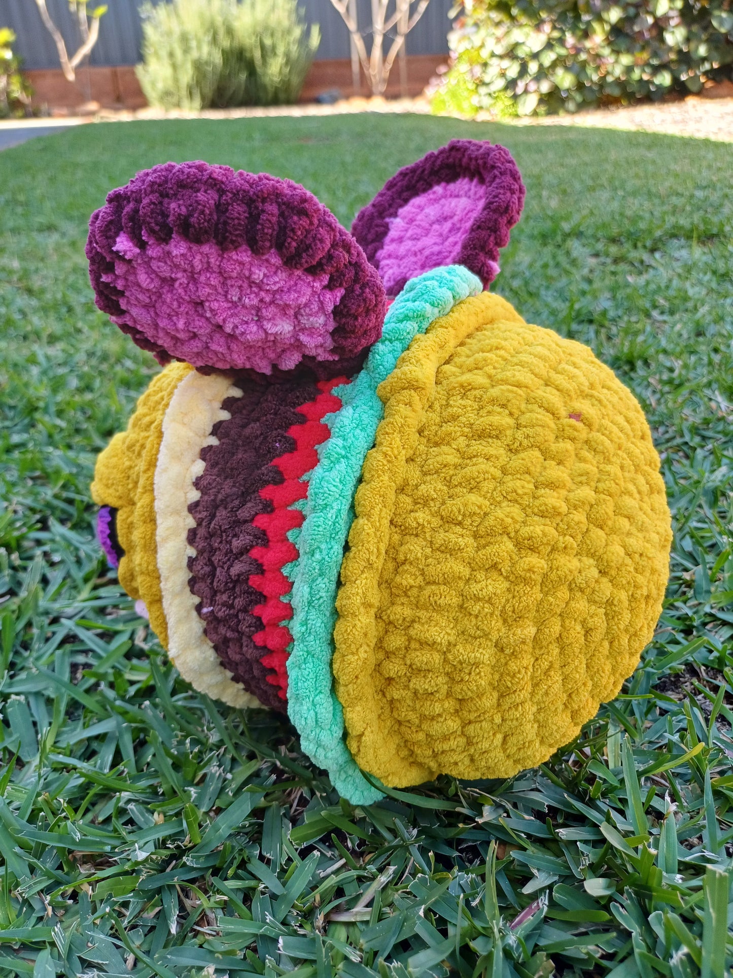 Burger - Bee Crochet Plushie