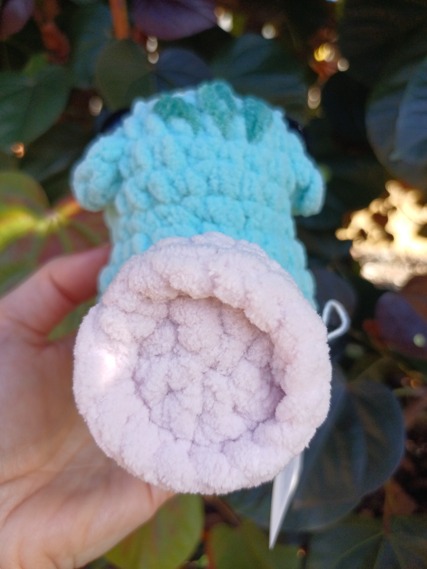 Flower Dino Bubba Crochet Plush Toy