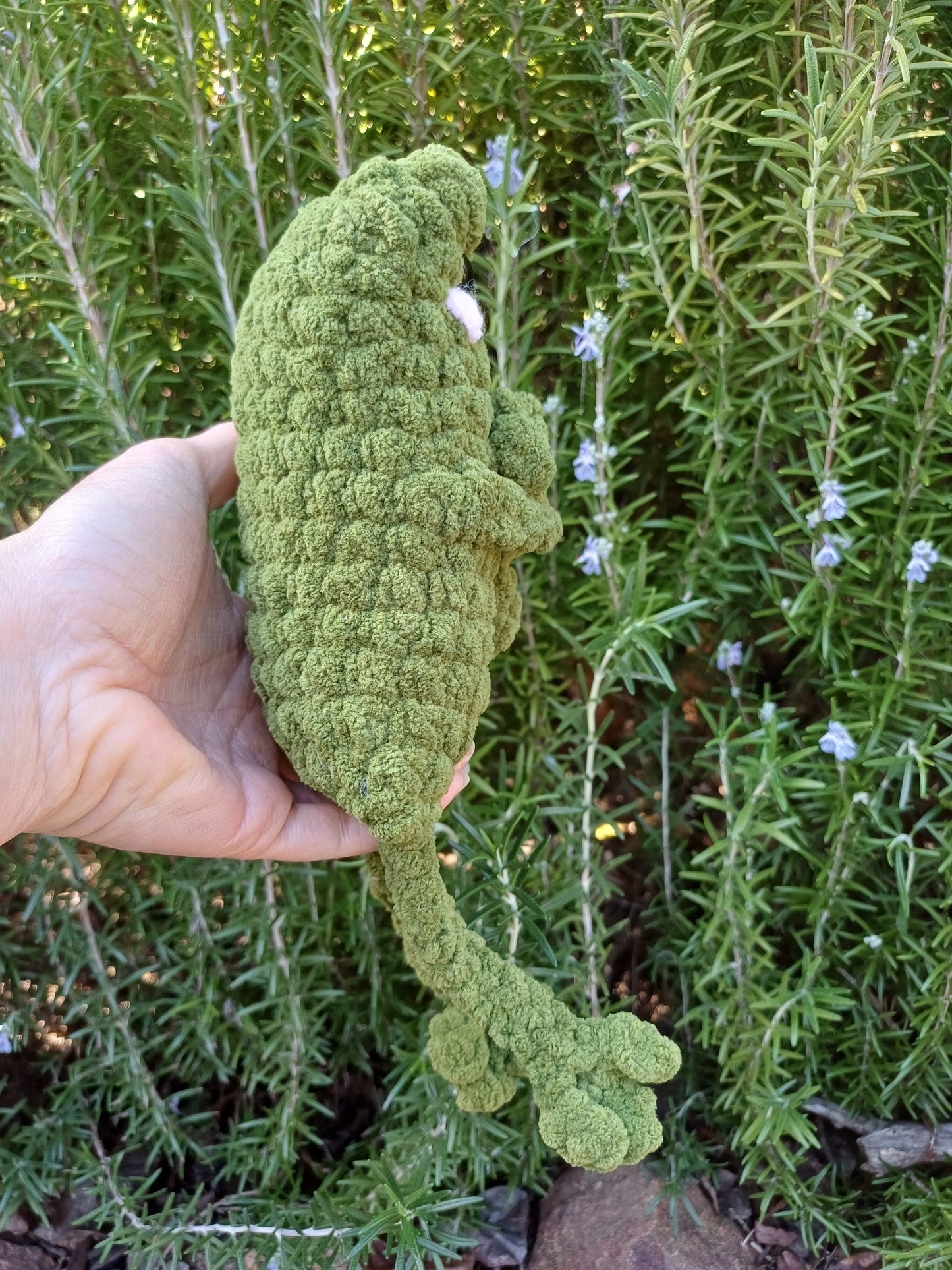 Dark Green Leggy Frog Pillow Pal