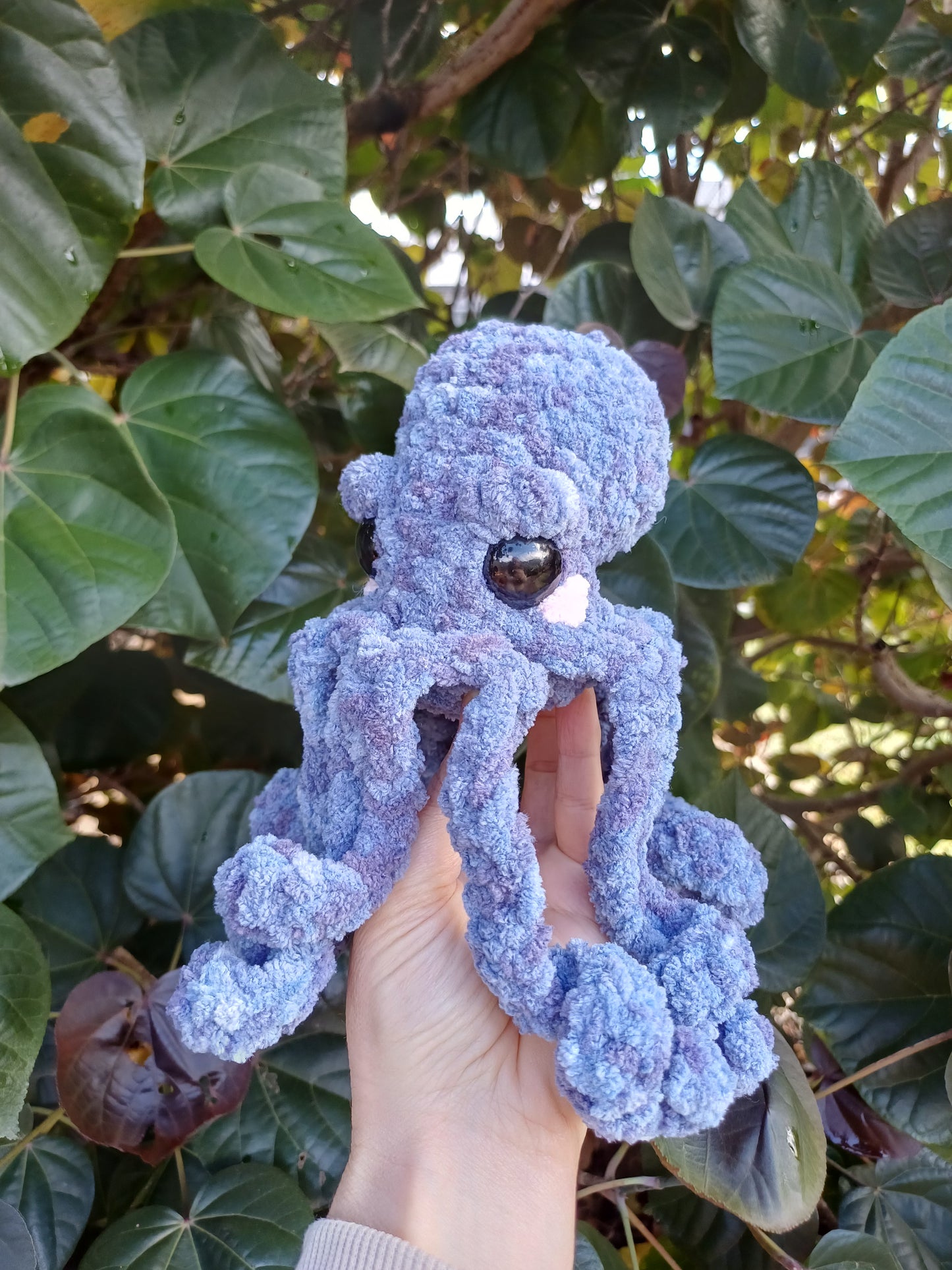 Alexander the Octo in Blue/ Purple Crochet Plush Toy