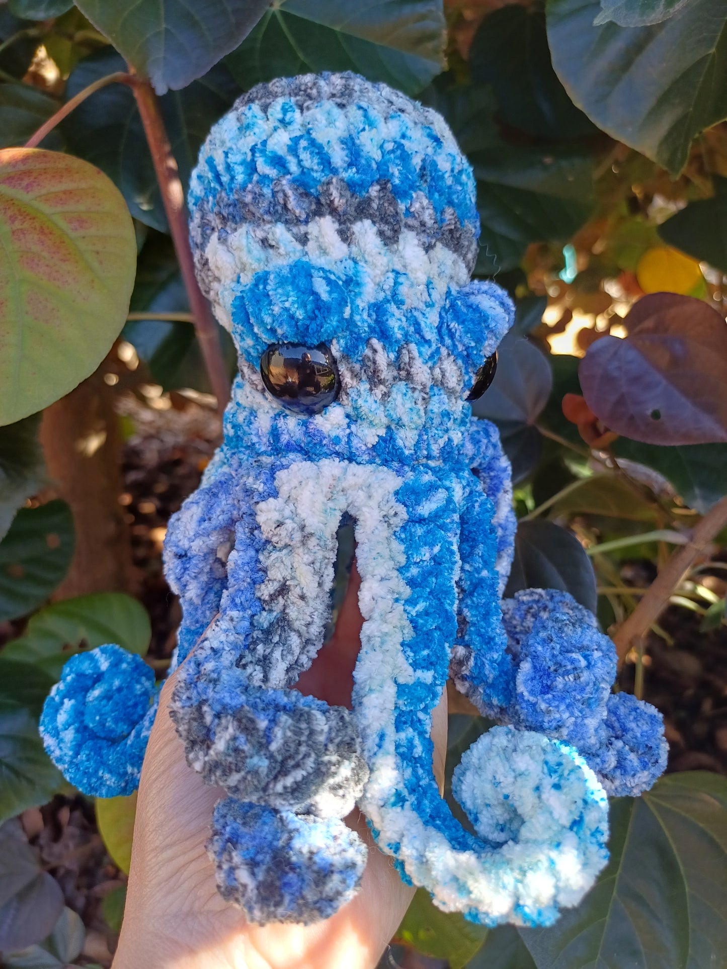 Alexander The Octo in Blue Crochet Plush Toy