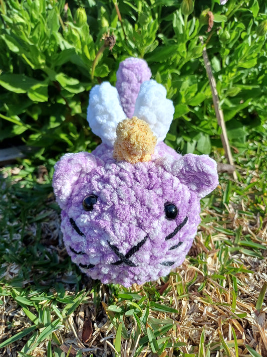 Purple Unicorn Kitty Loaf Cat with wings