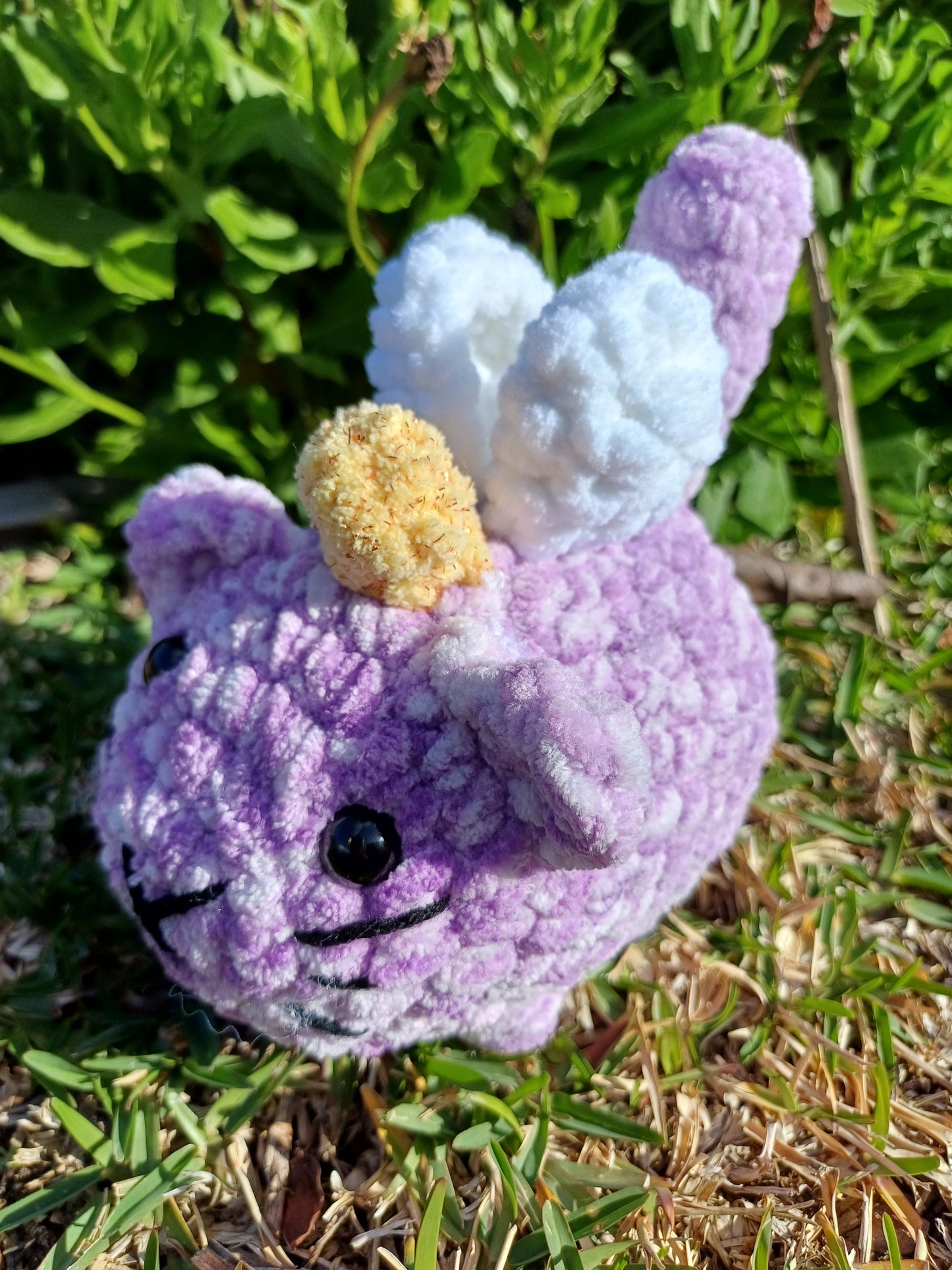 Purple Unicorn Kitty Loaf Cat with wings