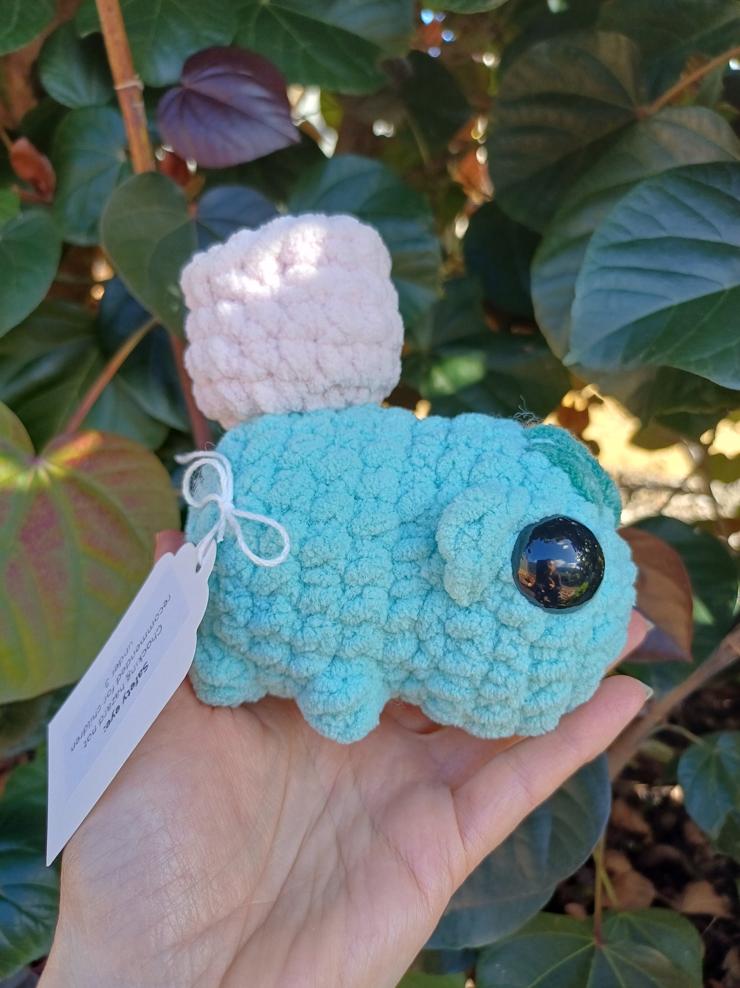 Flower Dino Bubba Crochet Plush Toy