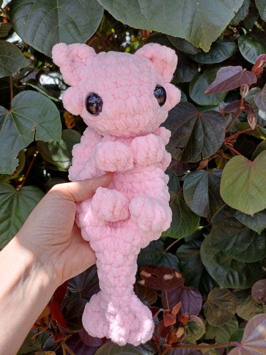 Day Dragon Crochet Snuggler ( Pink )