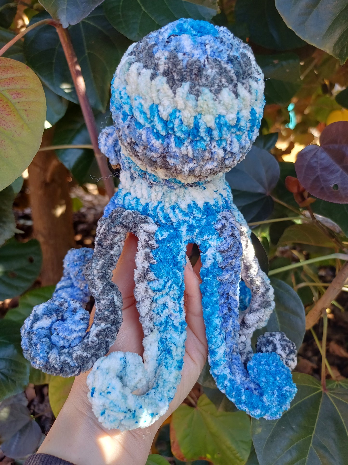 Alexander The Octo in Blue Crochet Plush Toy