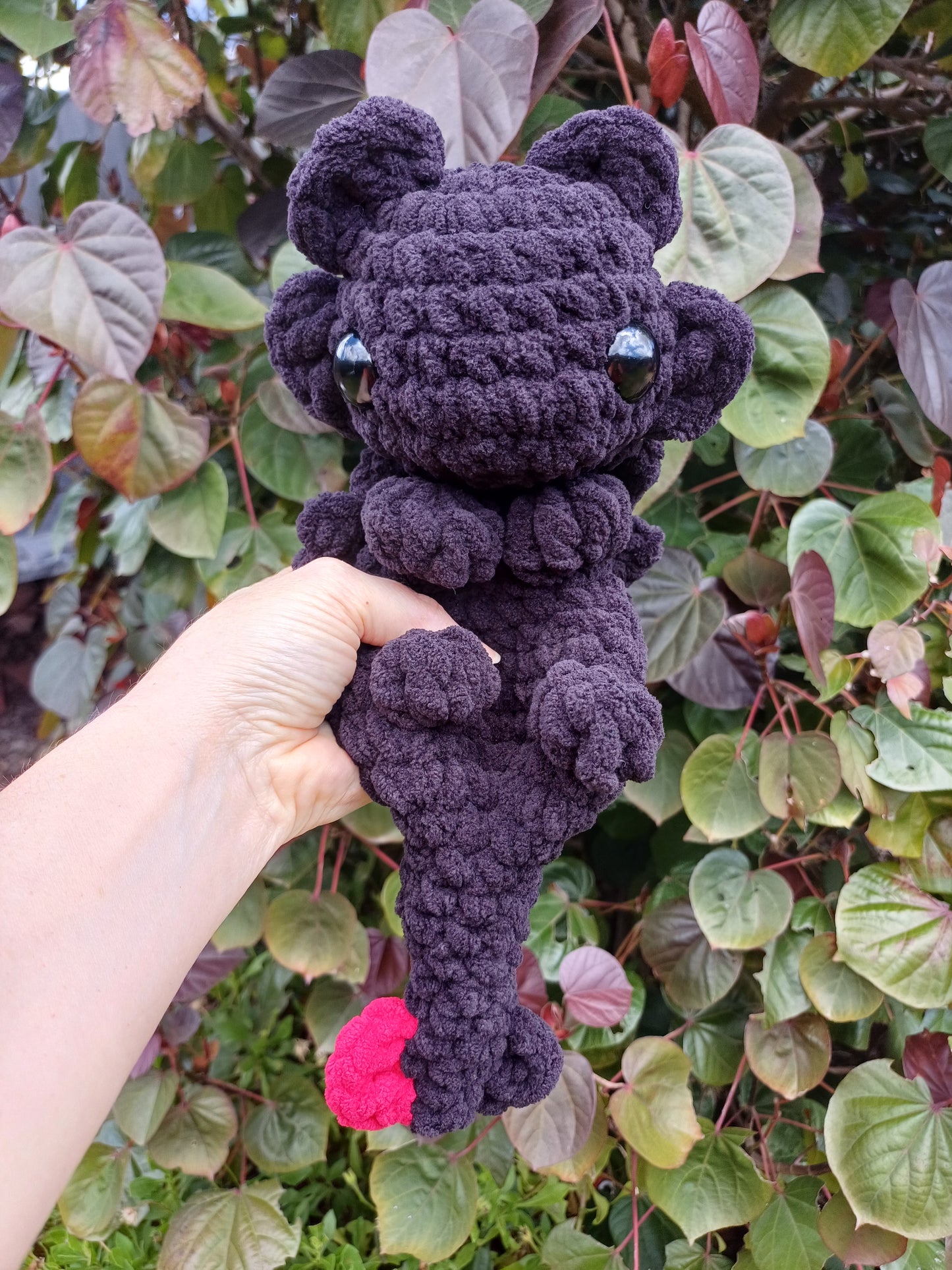 Night Dragon Snuggler ( Black and red )