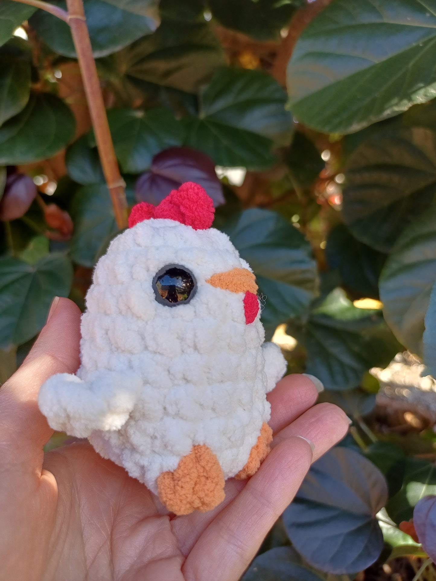Chichen Mini White Crochet Plush Toy