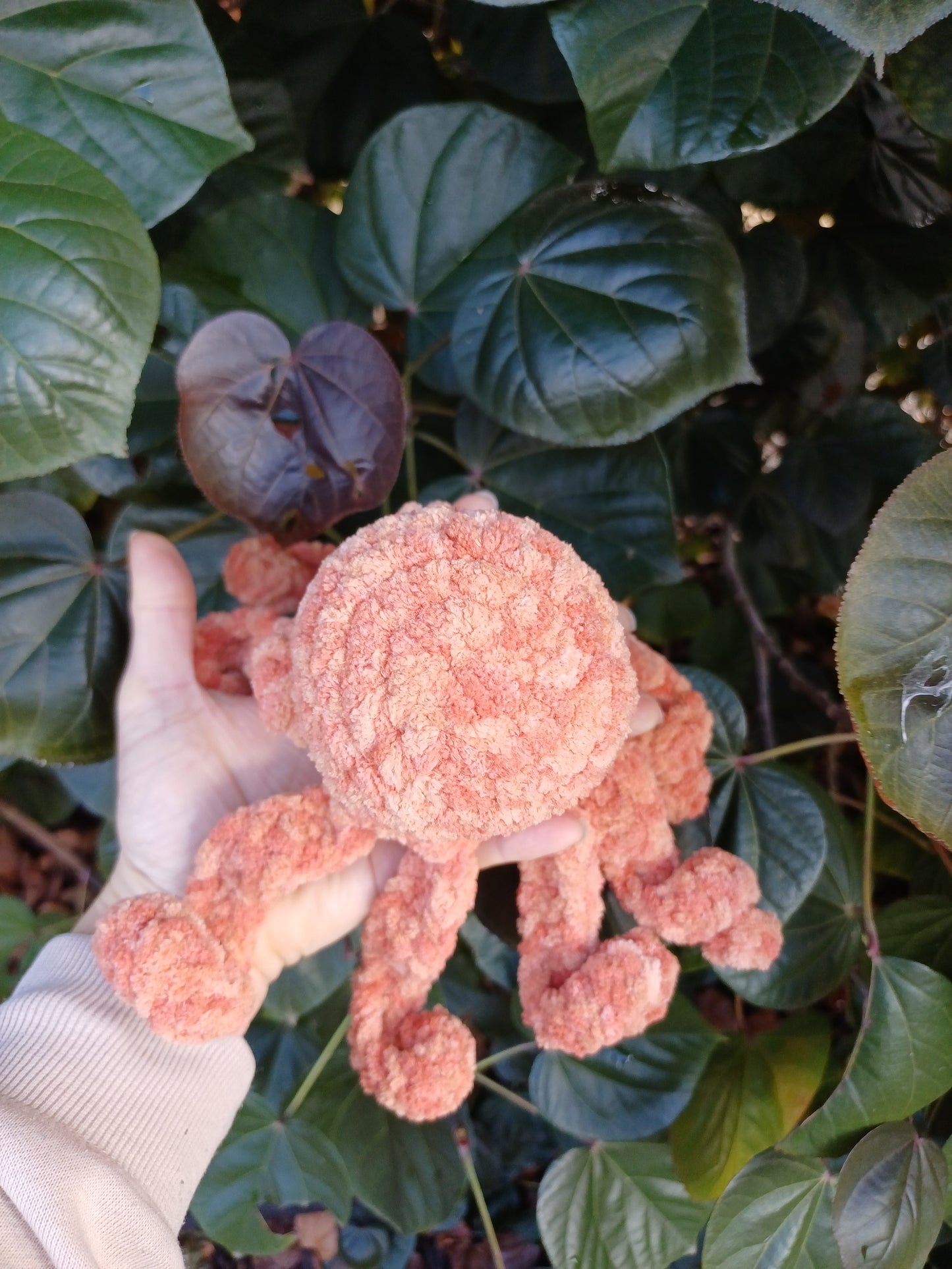 Alexander the Octo in Mistical Orange Crochet Plush Toy