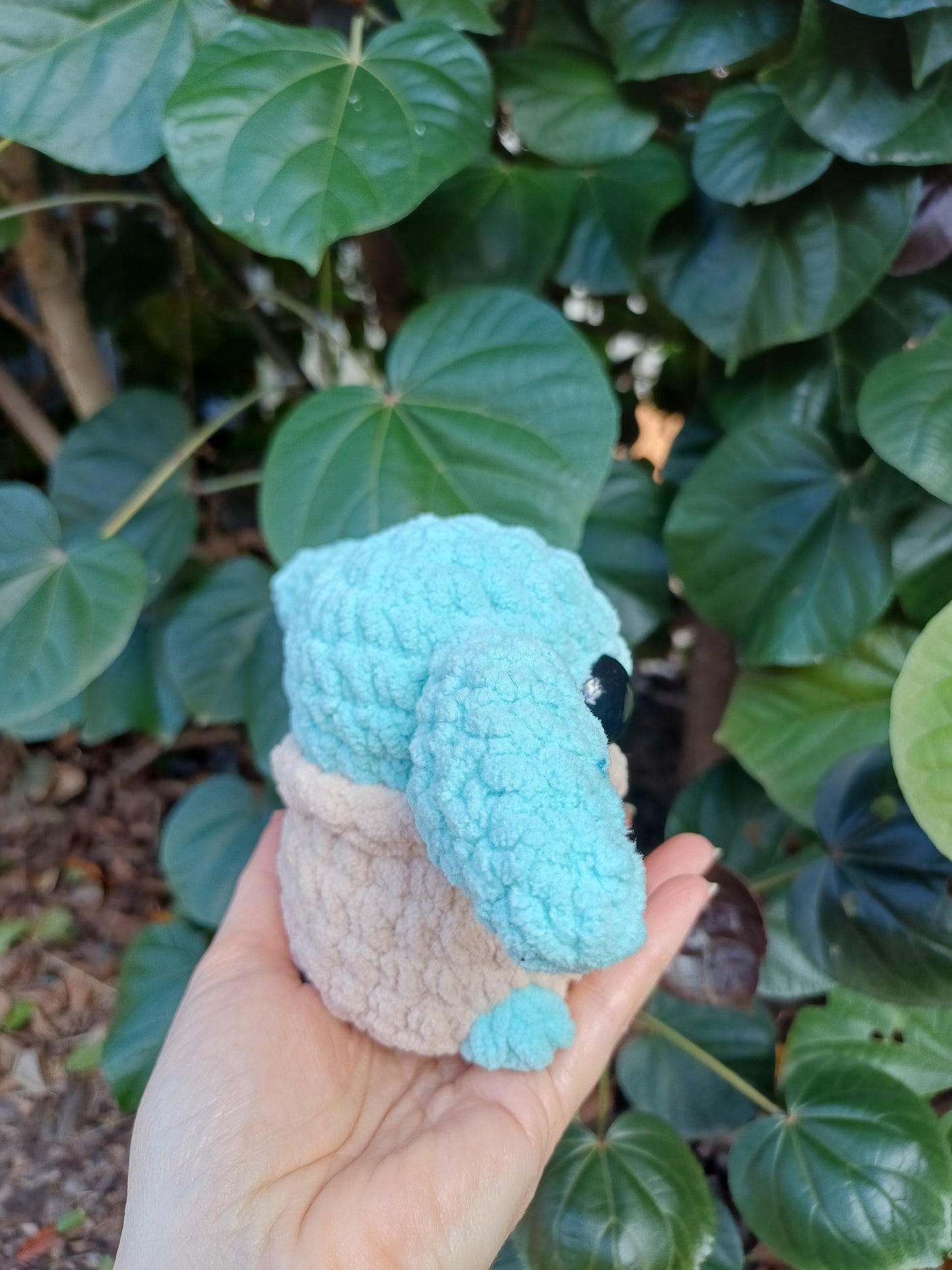 The Little Green Alien Crochet Plush Toy