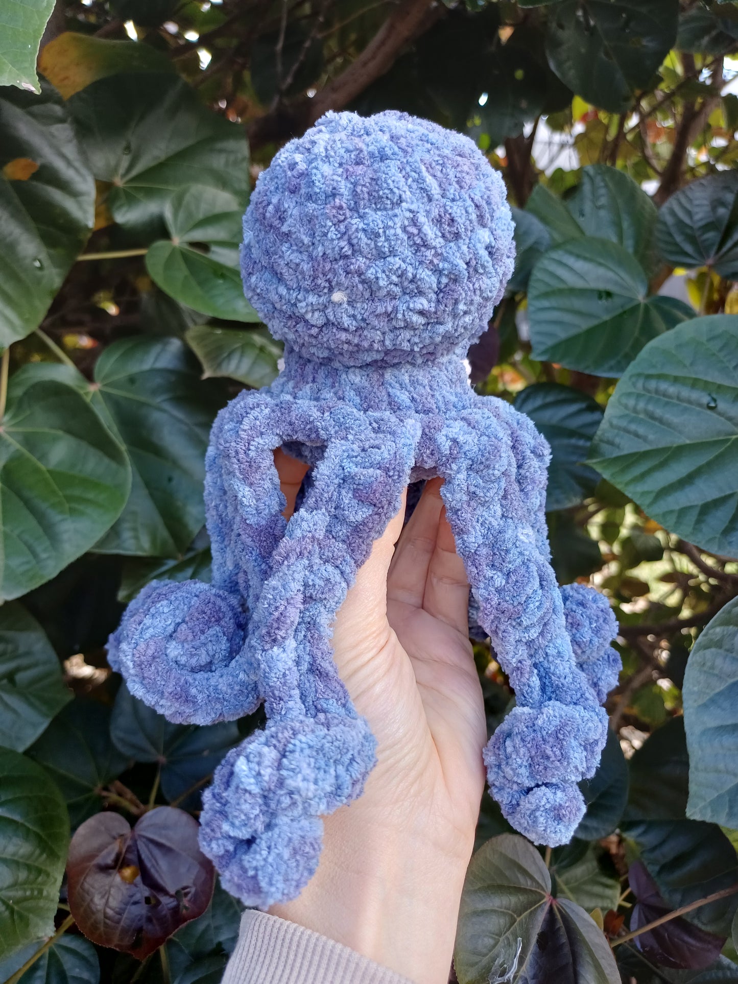 Alexander the Octo in Blue/ Purple Crochet Plush Toy