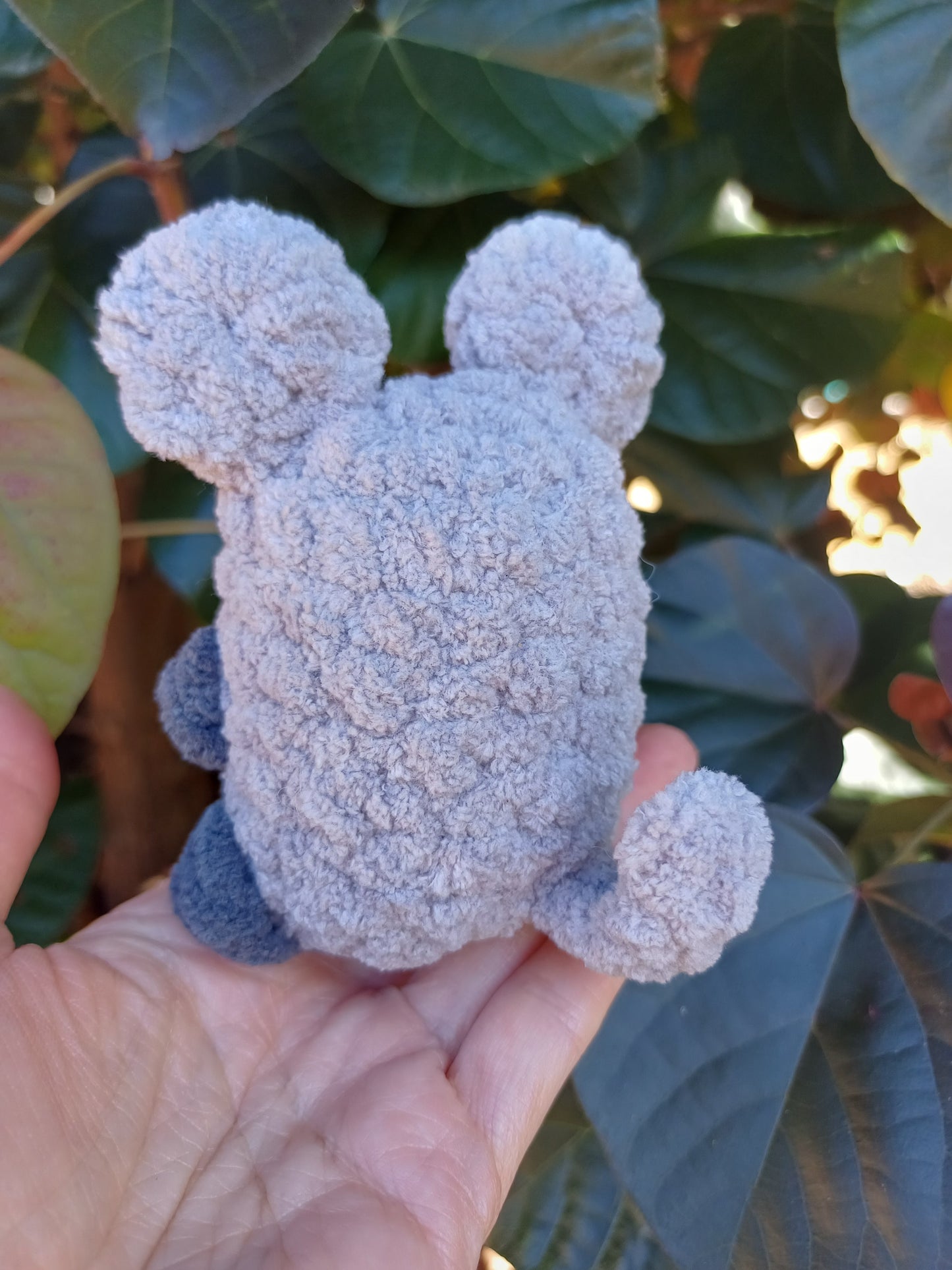 Mouse Grey Mini Crochet Plush Toy