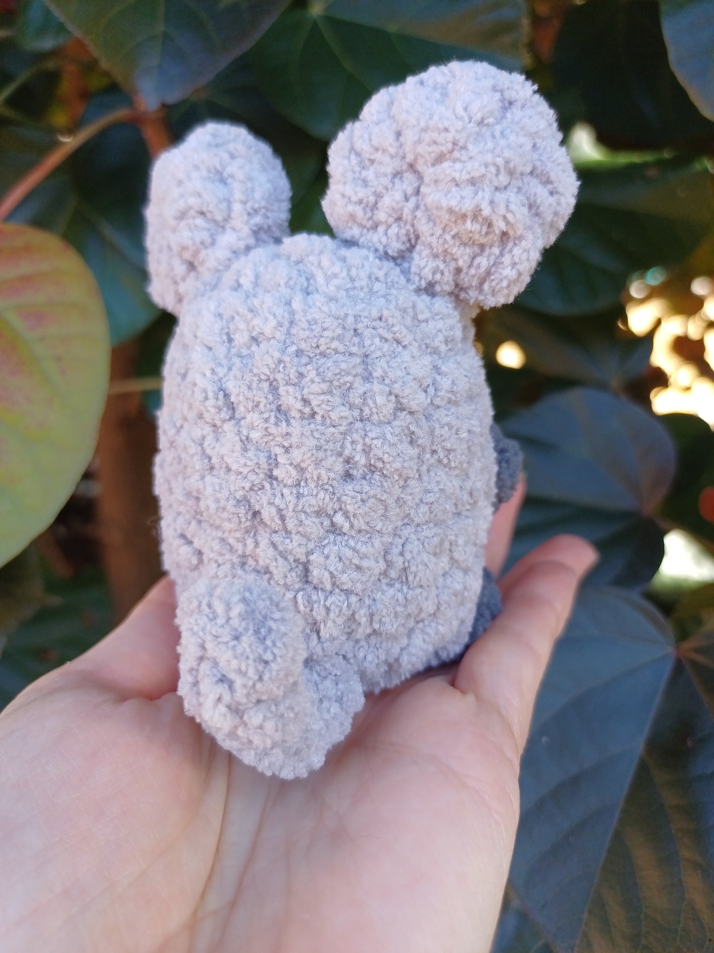 Mouse Grey Mini Crochet Plush Toy