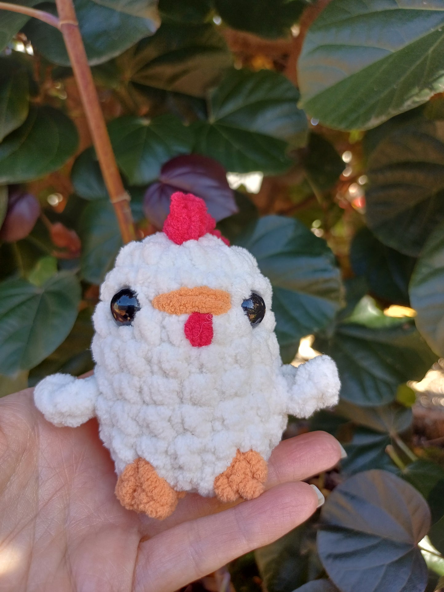 Chichen Mini White Crochet Plush Toy