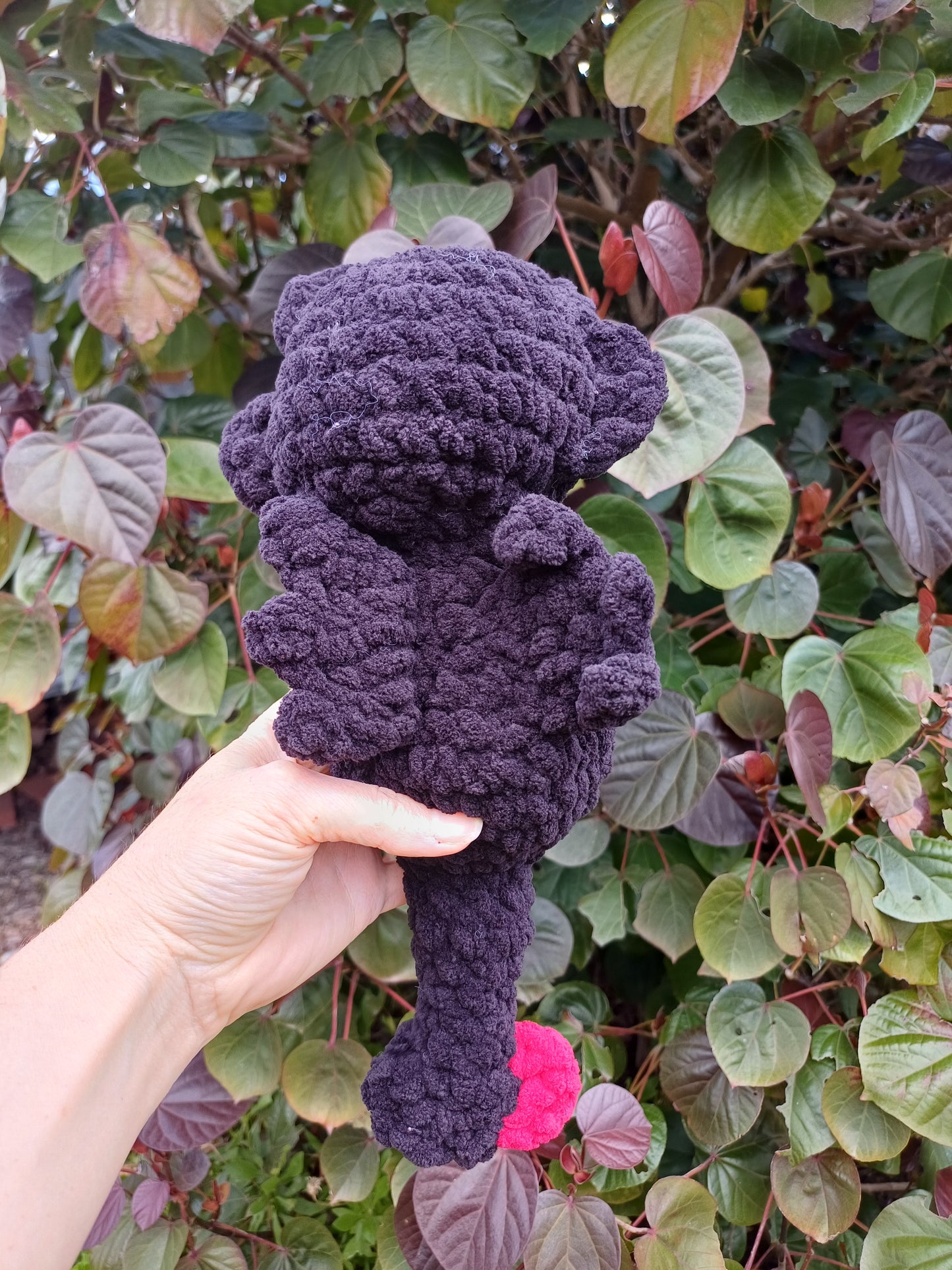 Night Dragon Snuggler ( Black and red )