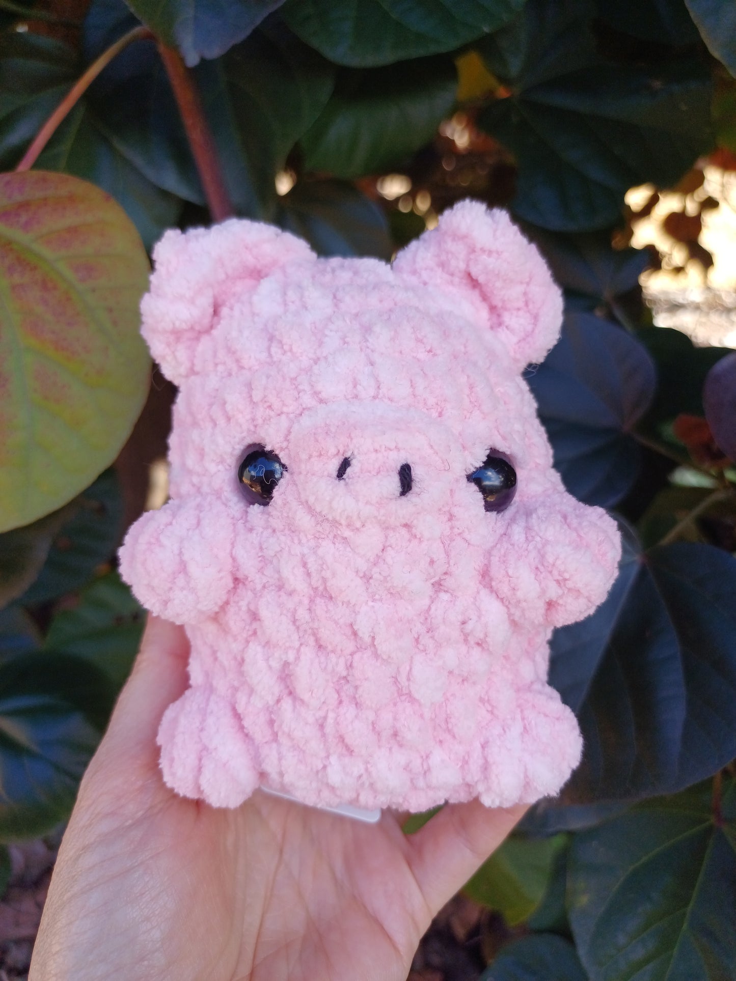 Chubby Pink Pigs Crochet Plush Toy