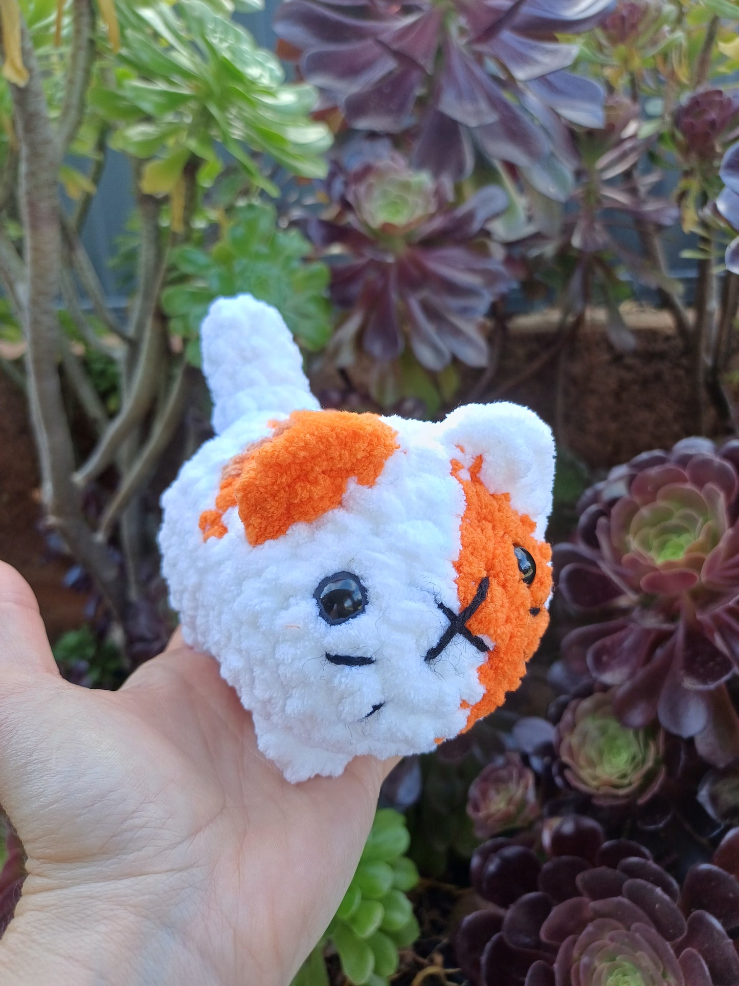 Loaf Cat Orange and White