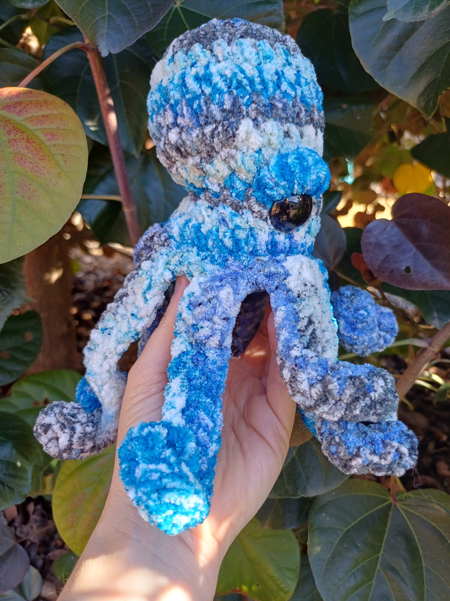 Alexander The Octo in Blue Crochet Plush Toy