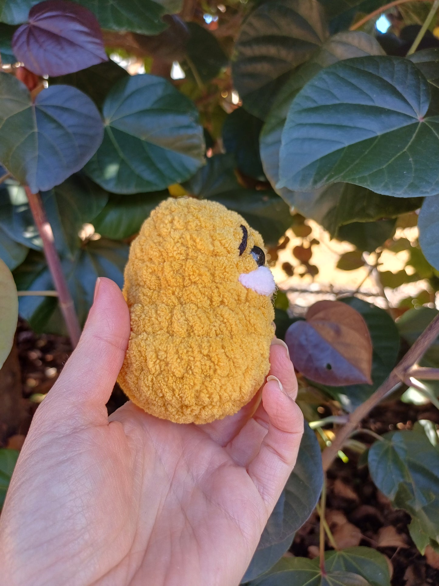 Neil The Little Emotional Support Nugget Crochet Plush Toy