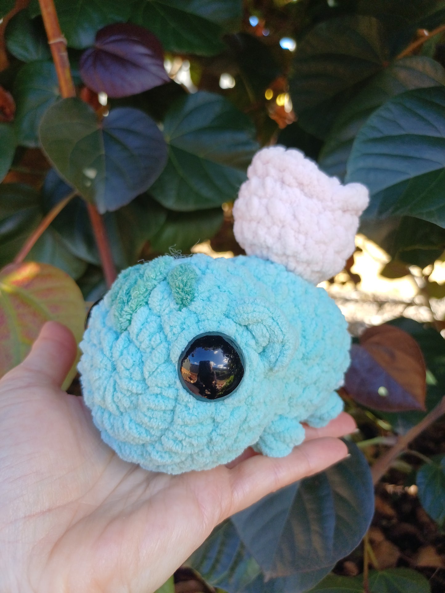 Flower Dino Bubba Crochet Plush Toy