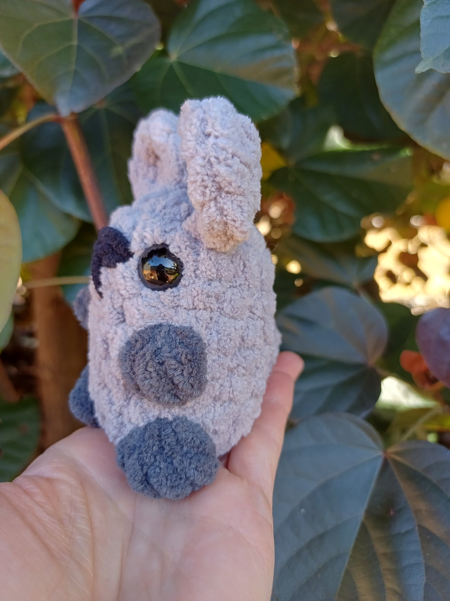 Mouse Grey Mini Crochet Plush Toy