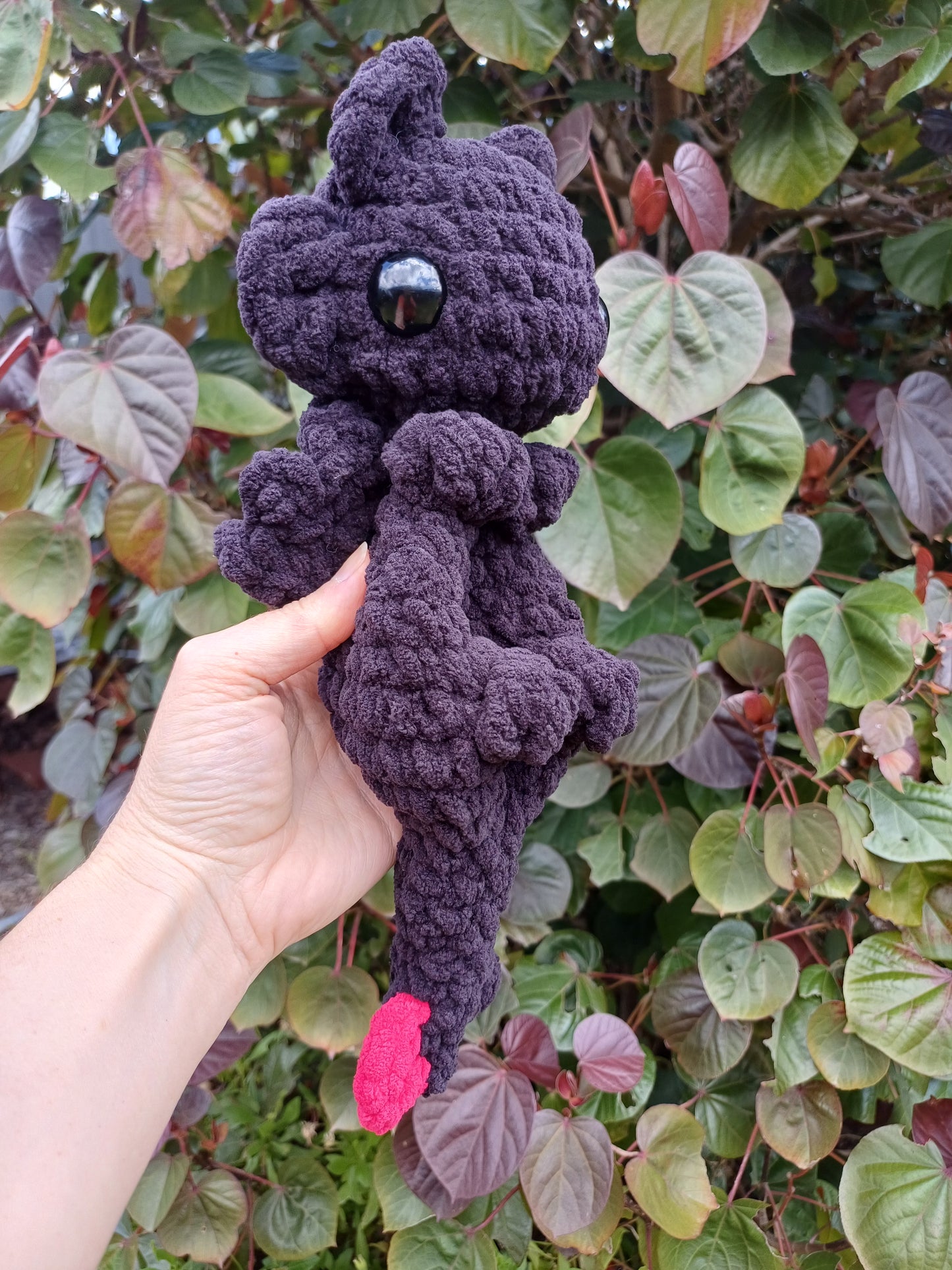 Night Dragon Snuggler ( Black and red )