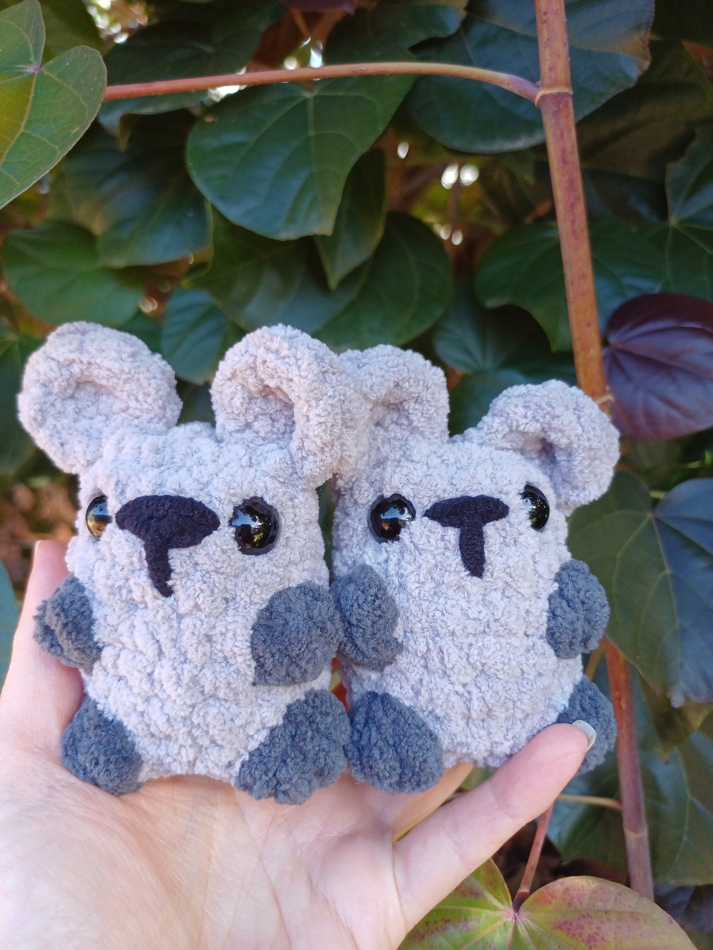 Mouse Grey Mini Crochet Plush Toy