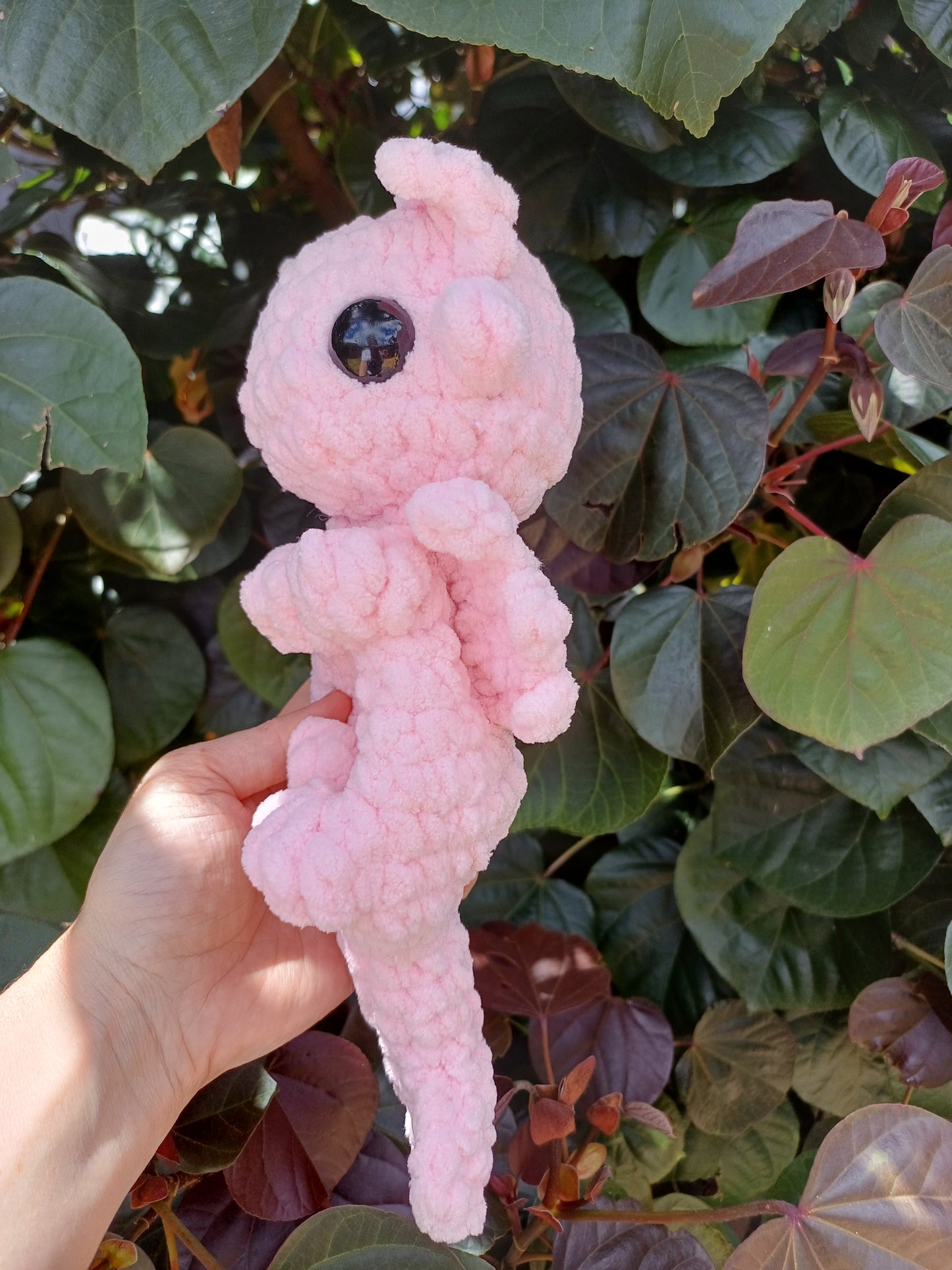 Day Dragon Crochet Snuggler ( Pink )
