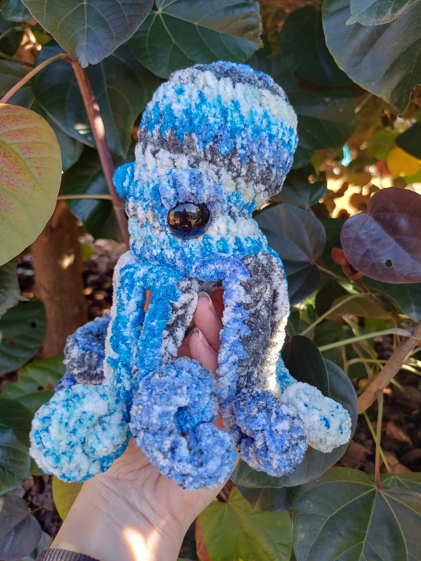 Alexander The Octo in Blue Crochet Plush Toy