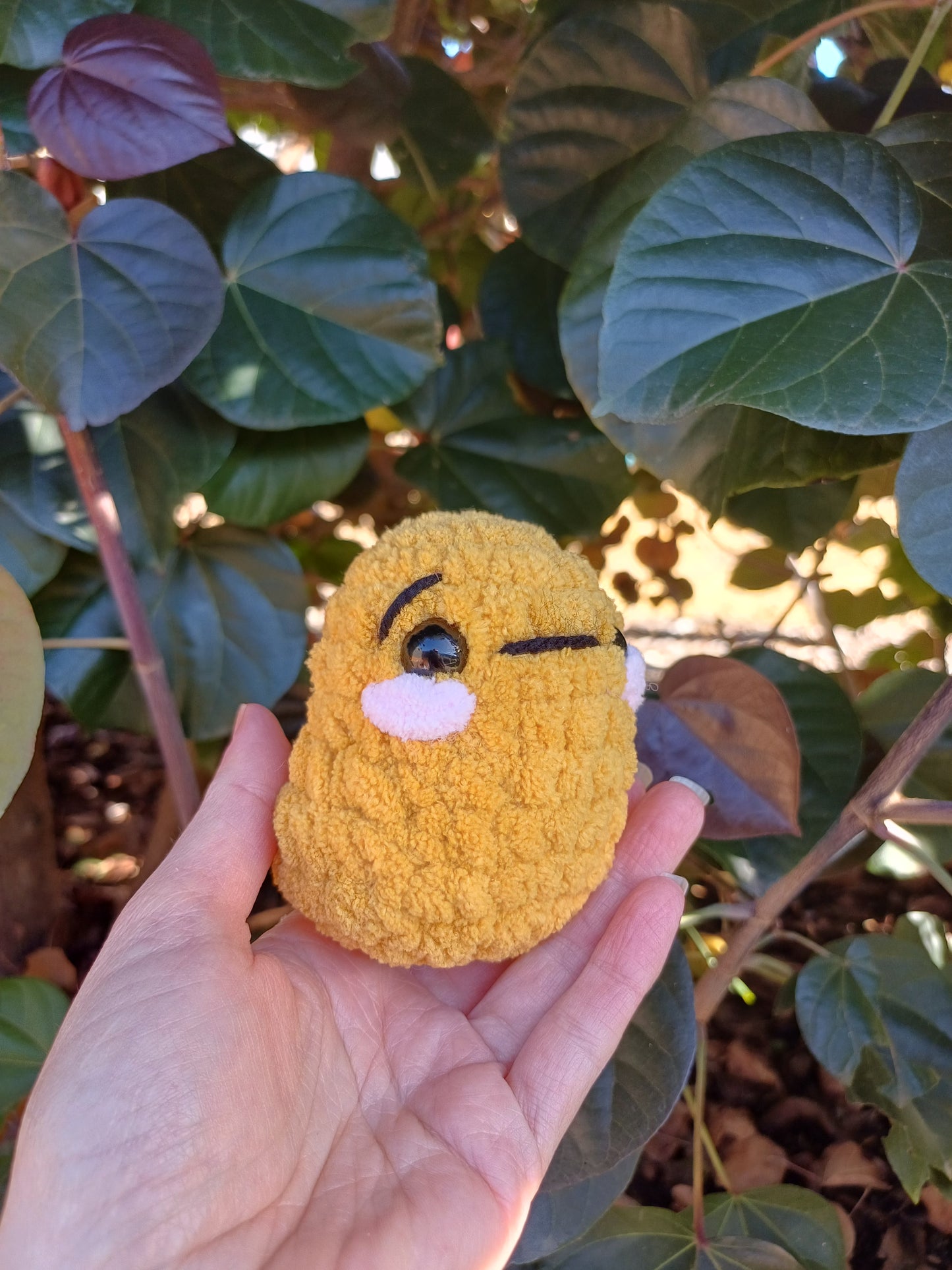Neil The Little Emotional Support Nugget Crochet Plush Toy