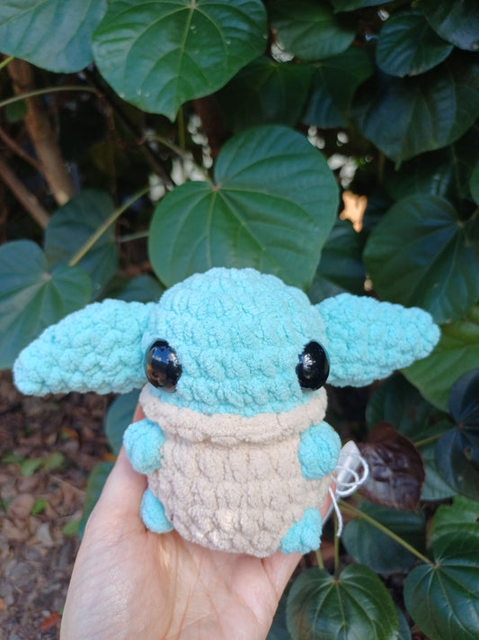 The Little Green Alien Crochet Plush Toy