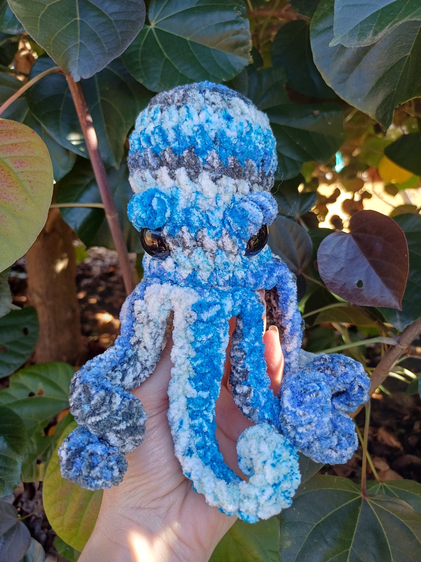 Alexander The Octo in Blue Crochet Plush Toy