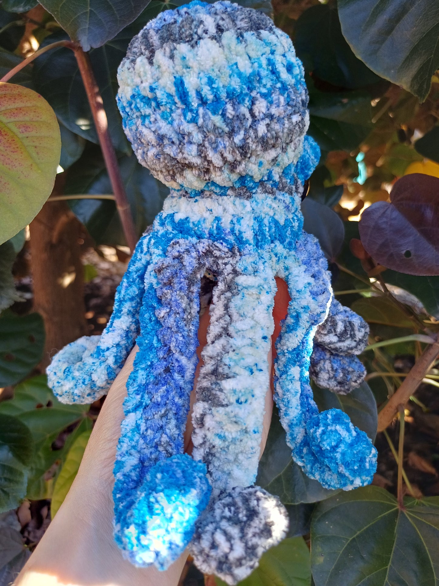 Alexander The Octo in Blue Crochet Plush Toy