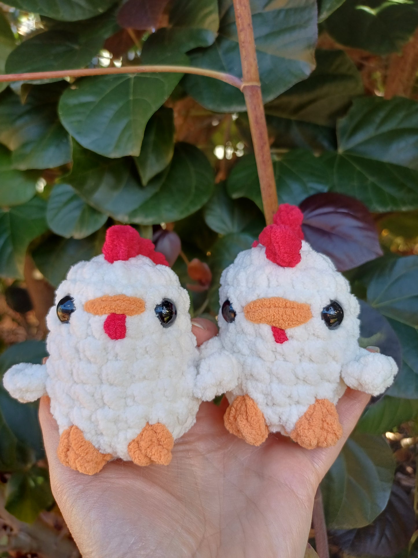 Chichen Mini White Crochet Plush Toy
