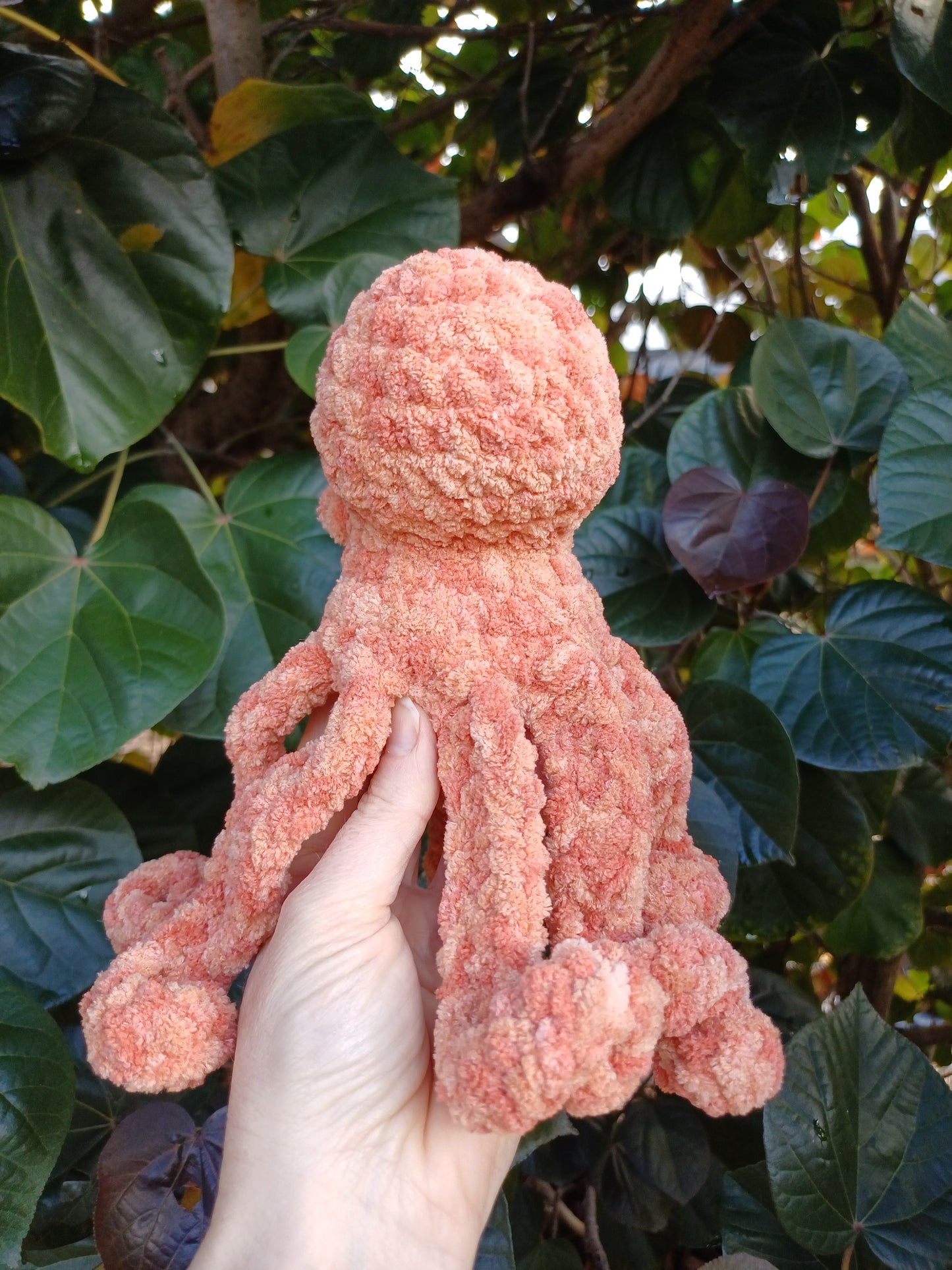Alexander the Octo in Mistical Orange Crochet Plush Toy