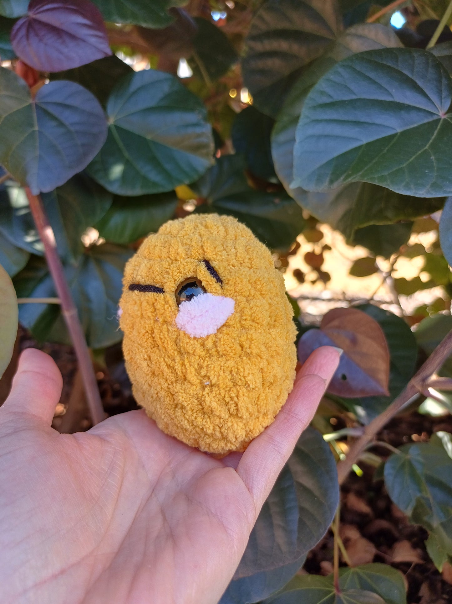 Neil The Little Emotional Support Nugget Crochet Plush Toy