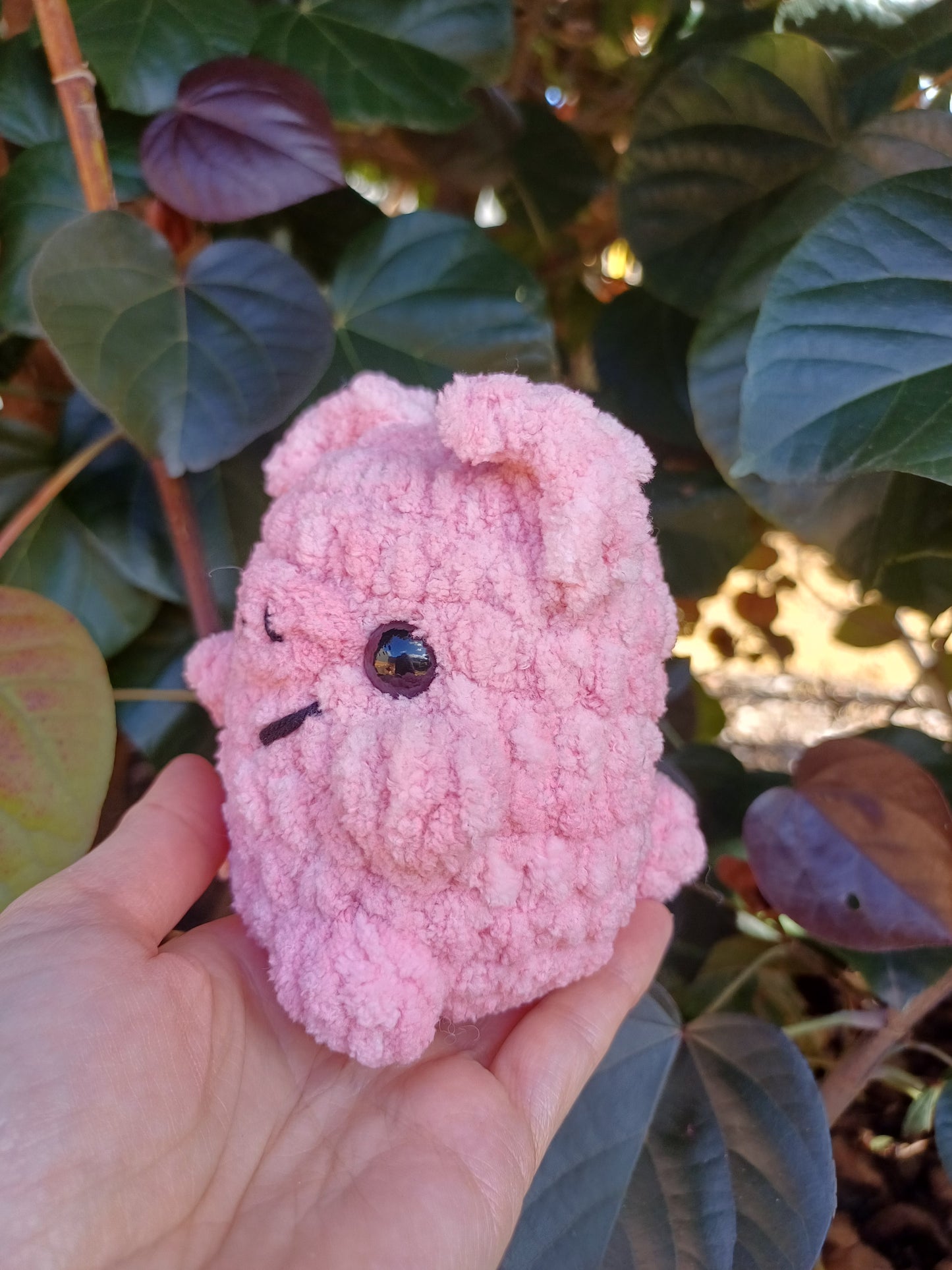 Chubby Pink Pigs Crochet Plush Toy