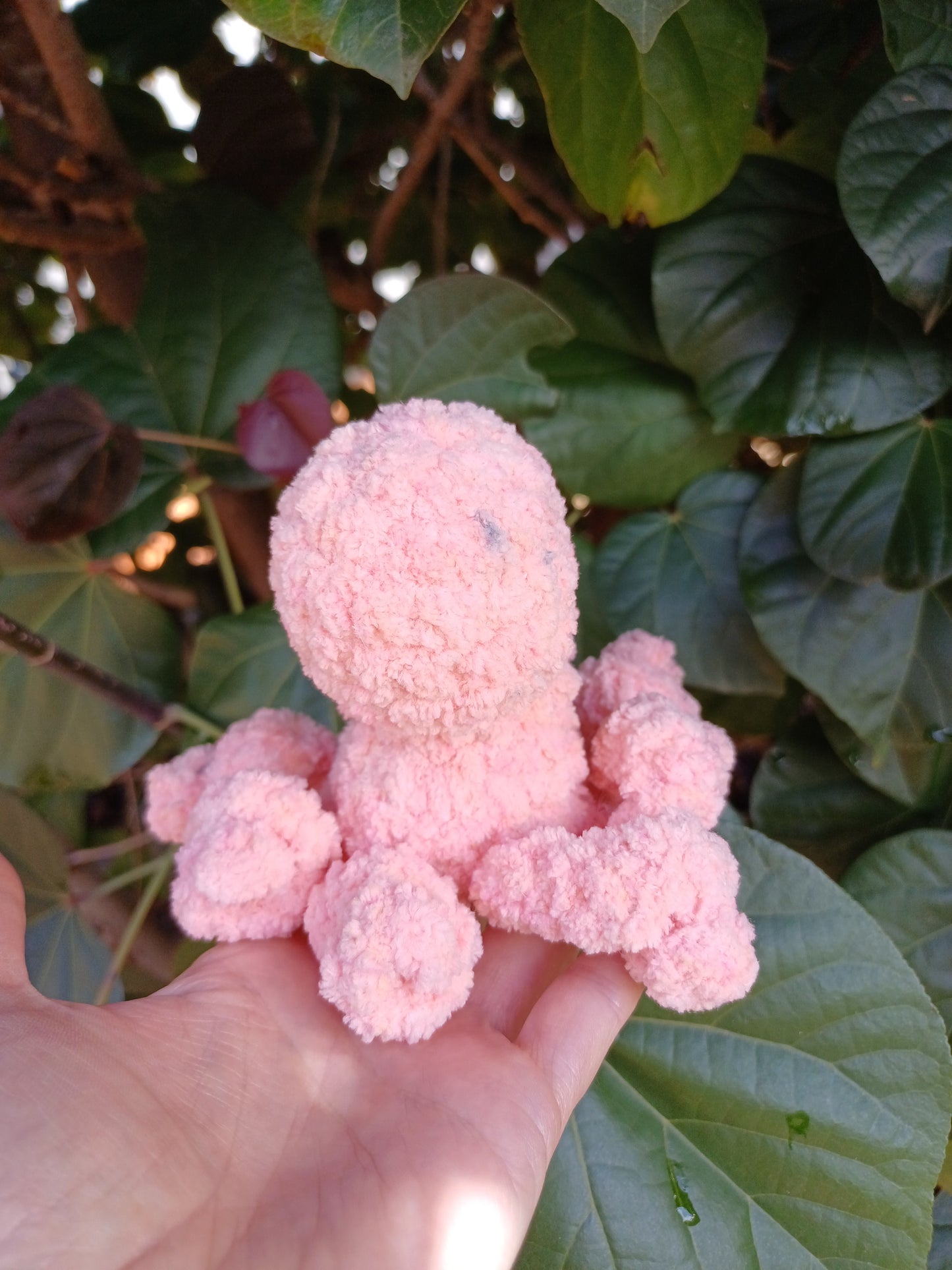 Gary the Small Octopus Pink Crochet Plush Toy/ Handmade Crochet Octopus