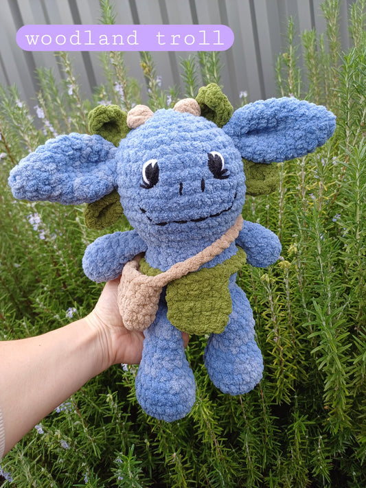 Woodland Troll - Blue