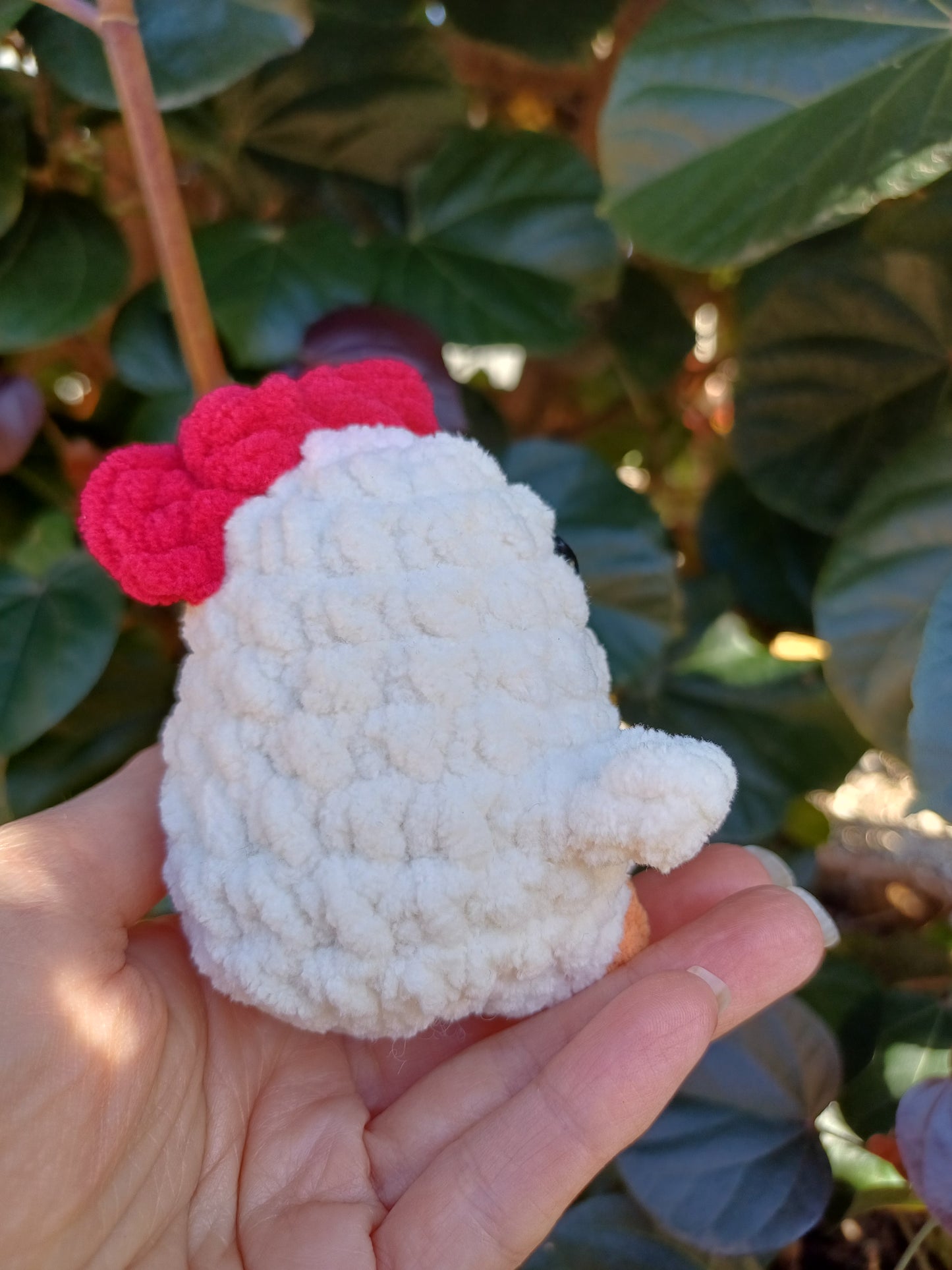 Chichen Mini White Crochet Plush Toy
