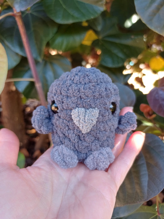 Little Crow, Little Black Bird Crochet Plush Toy